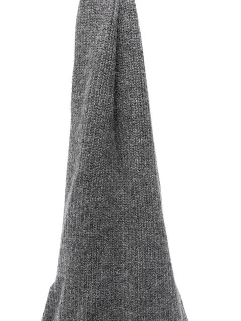 Aya Muse Sol ribbed shoulder bag - Grey