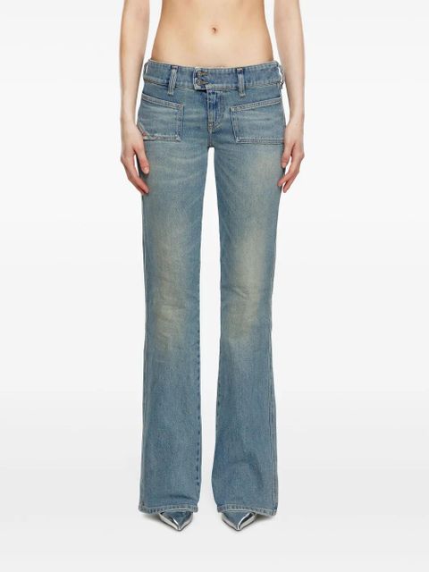 Diesel D-Hush low-rise bootcut jeans - Blue