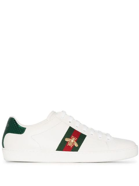 Gucci bee-detail sneakers - White - zdjęcie produktu nr 1