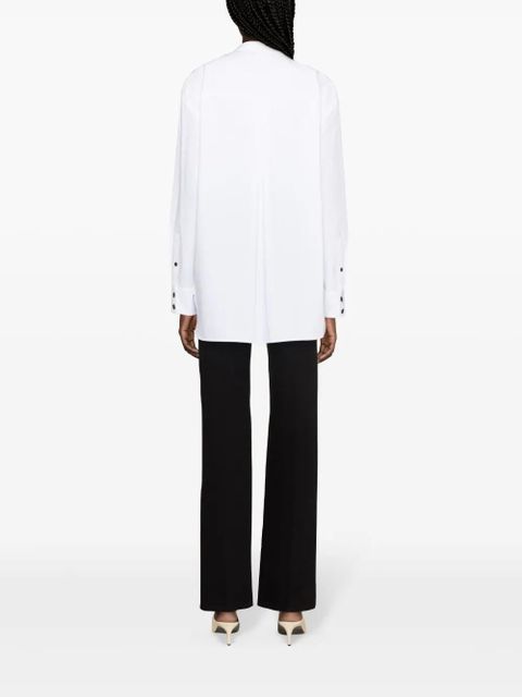 KHAITE button-up cotton overshirt - White