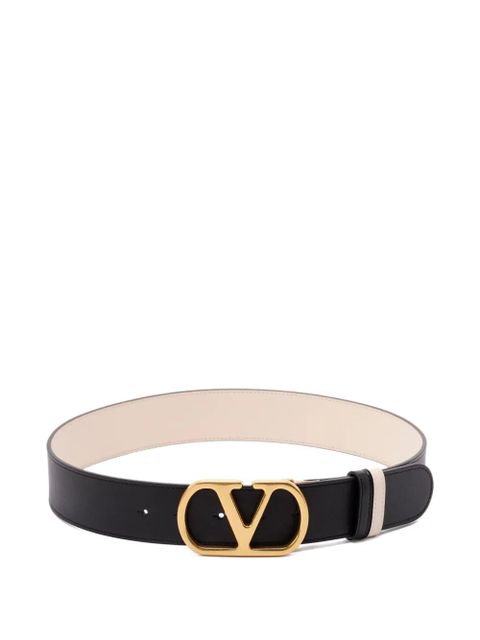 Valentino Garavani VLogo leather belt - Black - zdjęcie produktu nr 1