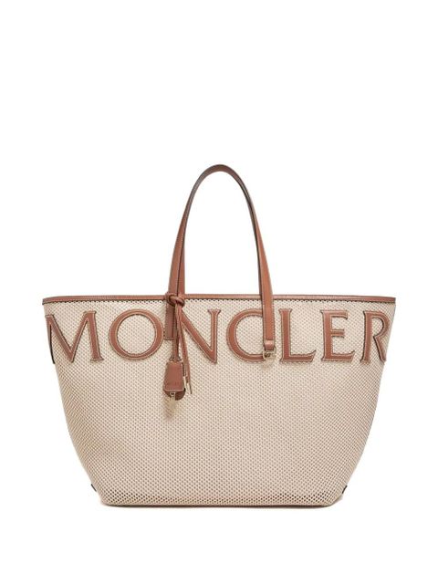 Moncler Very logo-detail tote bag - Neutrals - zdjęcie produktu nr 1
