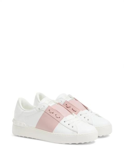 Valentino Garavani Open low-top leather sneakers - White