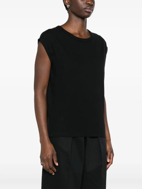 LEMAIRE sleeveless jersey T-shirt - Black