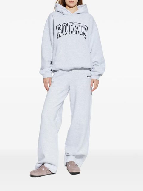 ROTATE BIRGER CHRISTENSEN logo-print hoodie - Grey