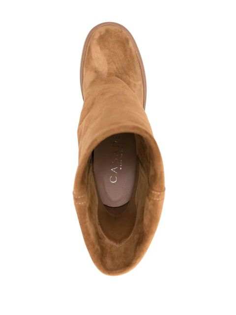 Casadei folded-top boots - Brown