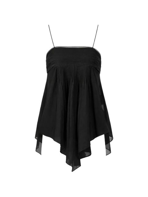 Christopher Esber Anemoni Cami pleated top - Black - zdjęcie produktu nr 1
