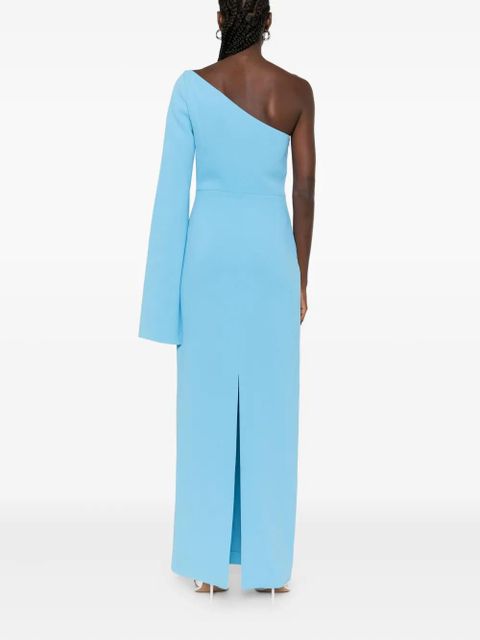 Solace London Alina one-shoulder maxi dress - Blue