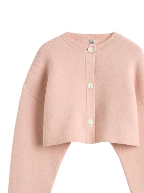 TOTEME buttoned round-neck cardigan - Pink - zdjęcie produktu nr 2
