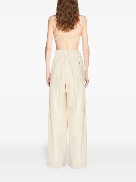 DRIES VAN NOTEN bra top - Neutrals