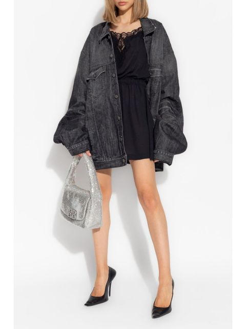 Balenciaga oversized denim jacket - Grey