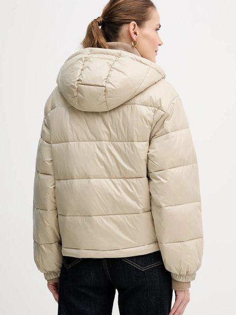 Calvin Klein Jeans kurtka kolor beżowy przejściowa LV047D505G - zdjęcie produktu nr 2