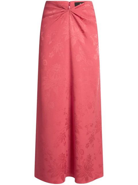 ETRO floral-jacquard midi skirt - Pink - zdjęcie produktu nr 1