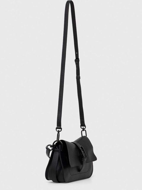 Furla torebka skórzana Flow Mini kolor czarny - zdjęcie produktu nr 2