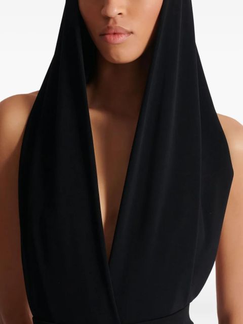 Balmain hooded bodysuit - Black