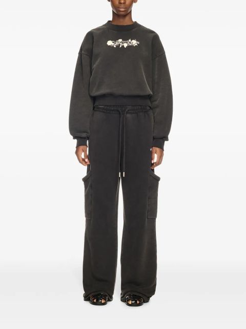 Off-White Bookish Roses sweatshirt - Black