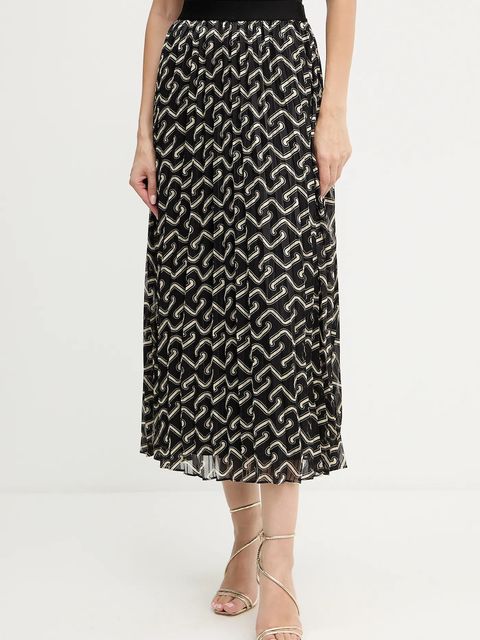 Morgan spódnica kolor czarny maxi rozkloszowana JPLISY2 - zdjęcie produktu nr 1