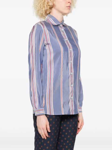 ETRO striped silk shirt - Purple