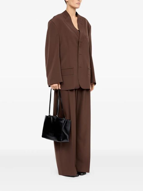 MM6 Maison Margiela leather tote bag - Black