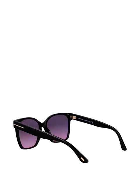 TOM FORD Eyewear geometric-frame sunglasses - Black
