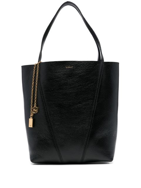 Chloé medium Spin tote bag - Black - zdjęcie produktu nr 1