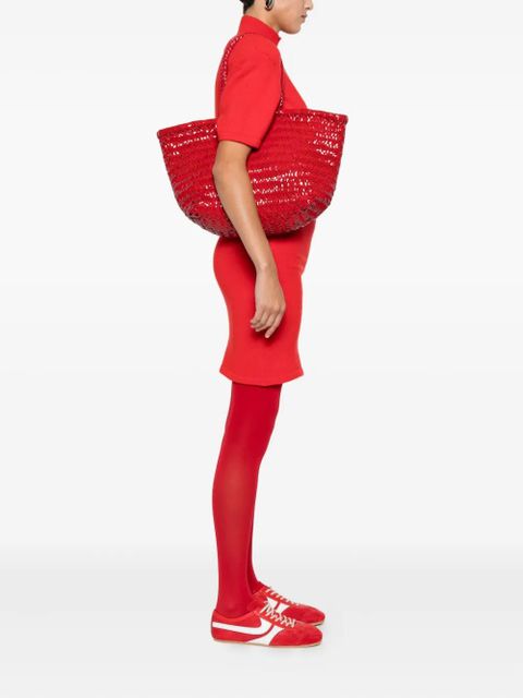 DRAGON DIFFUSION Triple Jump leather tote bag - Red