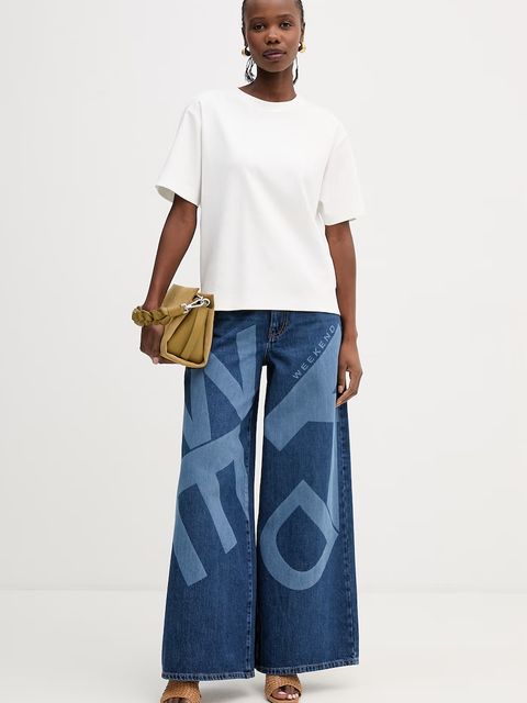 Weekend Max Mara t-shirt bawełniany MULTID - zdjęcie produktu nr 1