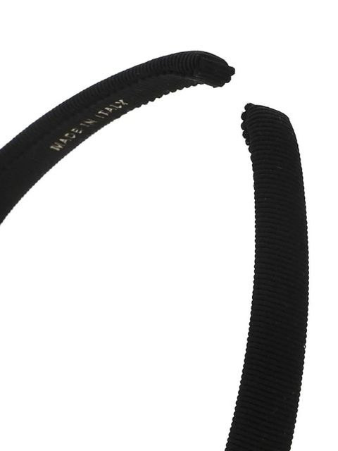 Ferragamo bow embellished hair band - Black