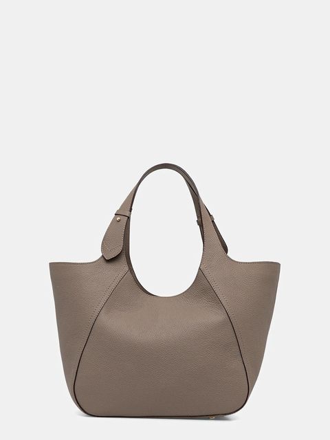 BOSS torebka skórzana kolor brązowy 50552117