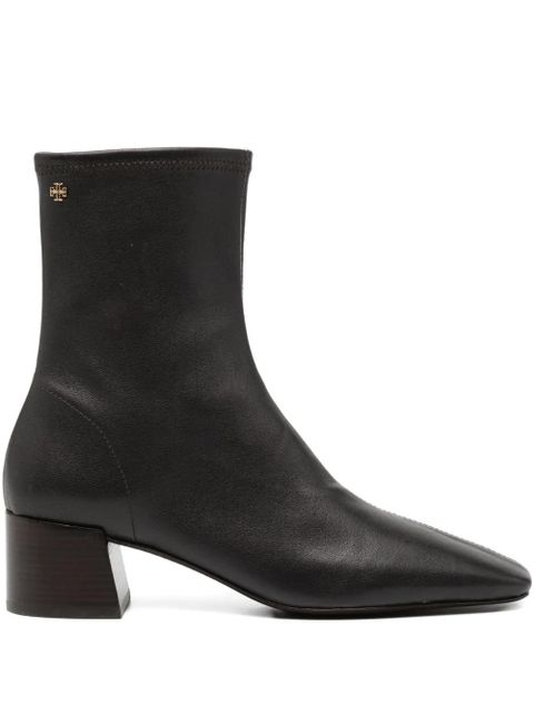 Tory Burch 45mm logo-plaque boots - Black - zdjęcie produktu nr 1