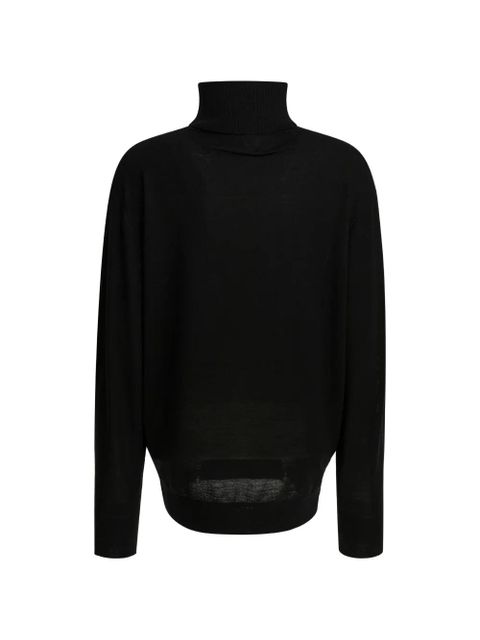 TOTEME roll-neck wool sweater - Black - zdjęcie produktu nr 2