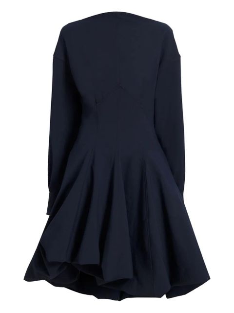 Proenza Schouler bow-detail asymmetric day dress - Black - zdjęcie produktu nr 1
