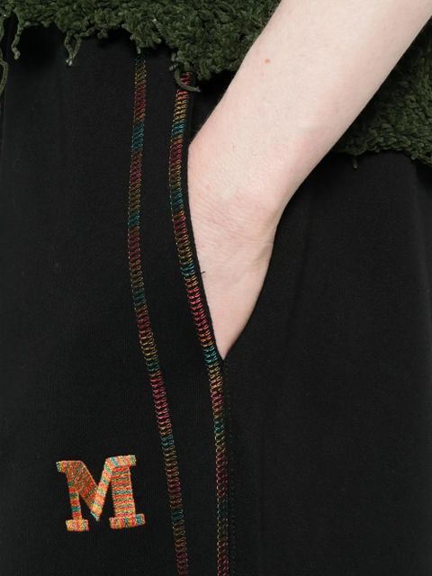 Missoni logo-patch side-stripe track pants - Black