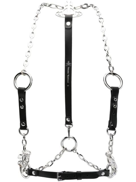Vivienne Westwood Stud Belt Chain harness - Black - zdjęcie produktu nr 1