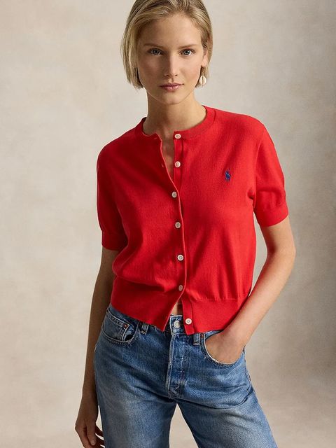 Polo Ralph Lauren sweter rozpinany damski z bawełną - zdjęcie produktu nr 1