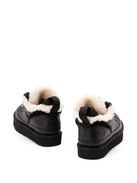 UGG Lowmel lace-up shearling sneakers - Black - zdjęcie produktu nr 2