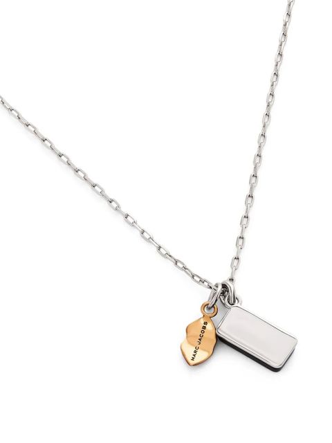 Marc Jacobs lips-embellishment necklace - Silver
