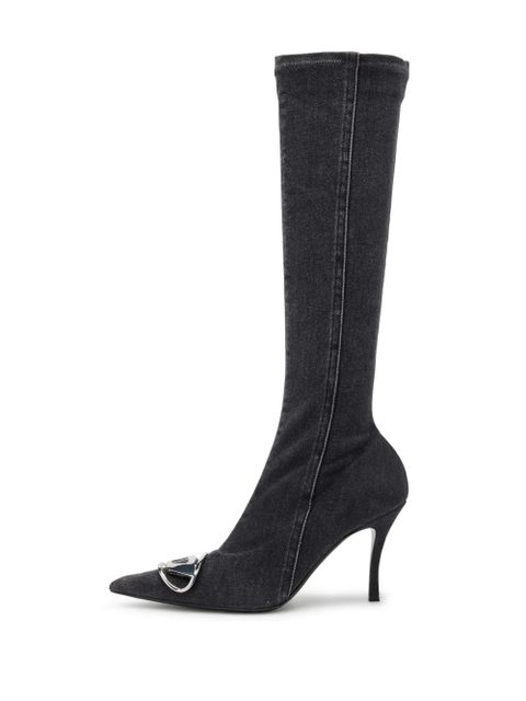 Diesel D-Venus knee-length boots - Black