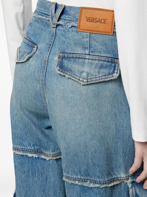 Versace cargo cotton jeans - Blue