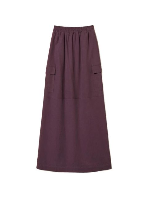 TWINSET long cargo skirt - Purple - zdjęcie produktu nr 1