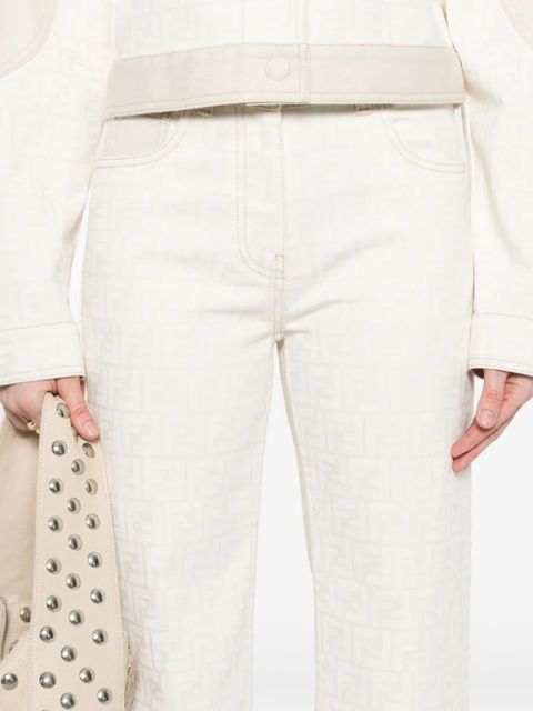 FENDI FF jeans - White