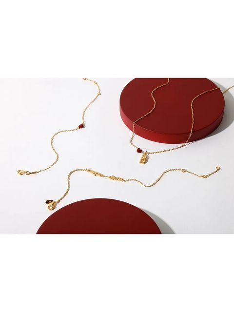 Design Letters bransoletka ze srebra pokrytego złotem