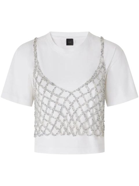 PINKO layered T-shirt - White - zdjęcie produktu nr 1
