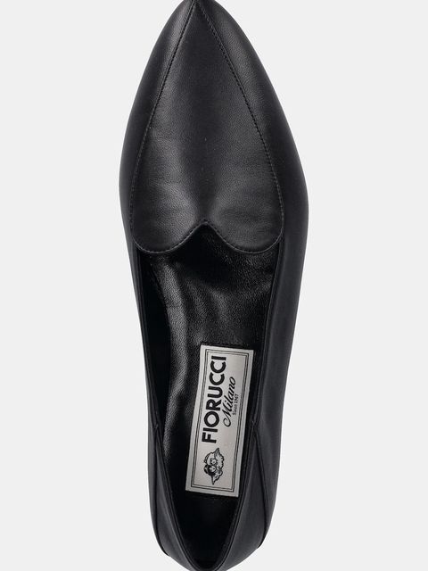 Fiorucci mokasyny skórzane Leather Heart Loafers