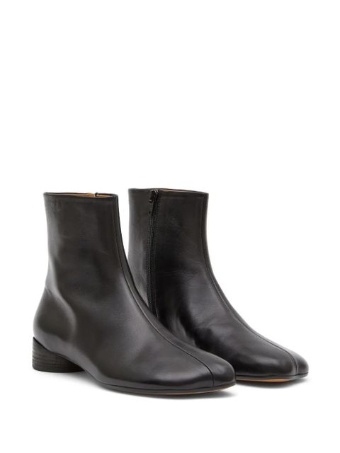 MM6 Maison Margiela Anatomic 35mm leather ankle boots - Black - zdjęcie produktu nr 2