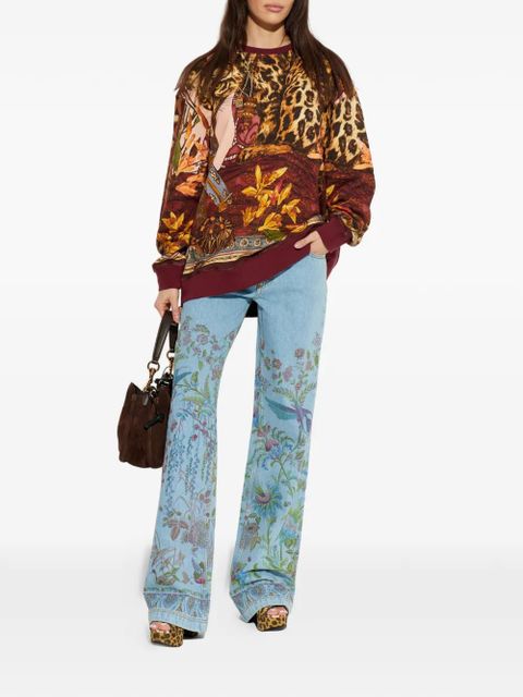 ETRO animal print sweatshirt - Red - zdjęcie produktu nr 2