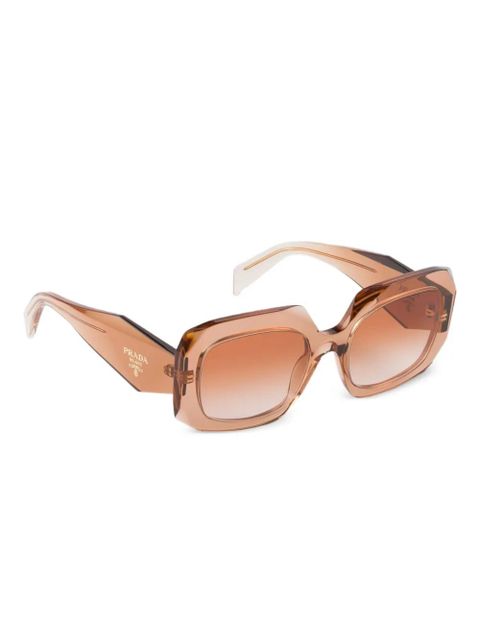 Prada Eyewear rectangle sunglasses - Brown