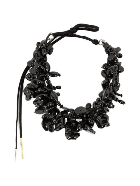 DRIES VAN NOTEN embellished necklace - Black - zdjęcie produktu nr 1