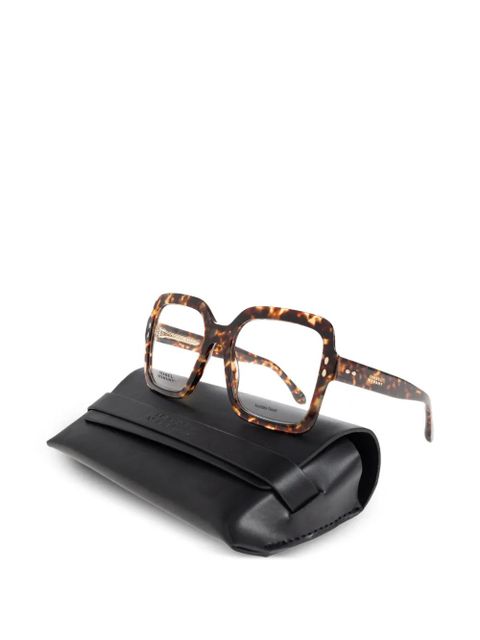 Isabel Marant Eyewear tortoiseshell-effect glasses - Brown