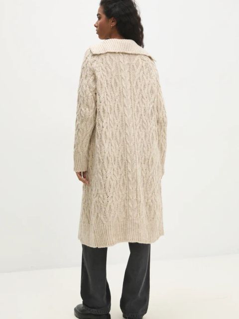 Answear.LAB kardigan damski kolor beżowy